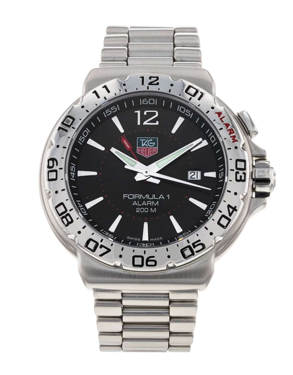 Tag Heuer Formula 1 Black Baton Dial Bracelet Strap